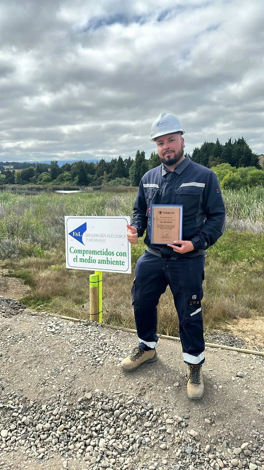 Supervisor de F&L Ingeniería en terreno
